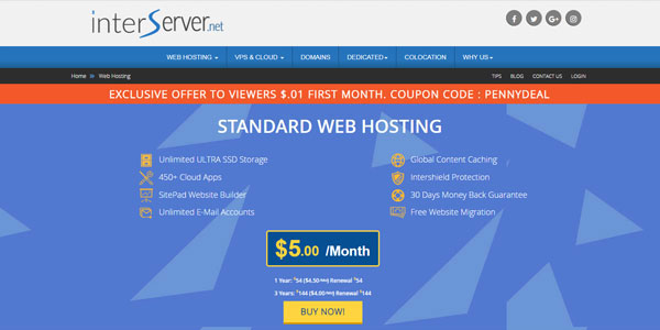 interserver-professional-hosting-multiple-niche-sites